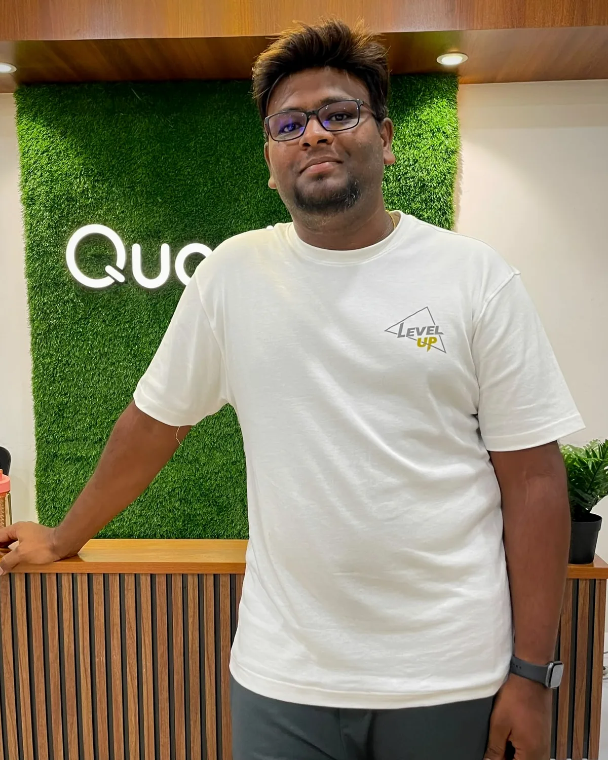 Madhiee, Growth Architect, in his workspace